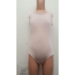 Dance Leotard Freestyle Small Child Light Pink Ballet Cotton Key Hold Back